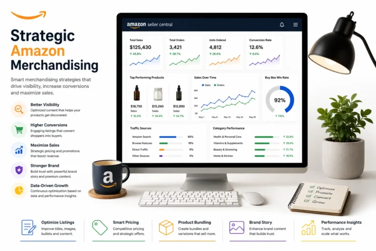 Amazon Merchandising Services for Product Listing Optimization and Sales Growth