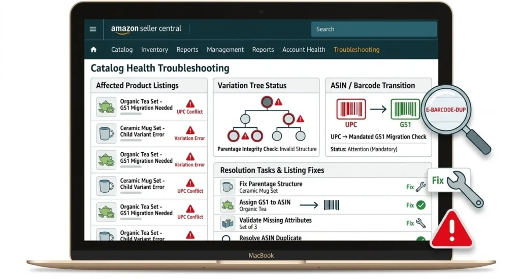 Amazon Catalog Troubleshooting Services