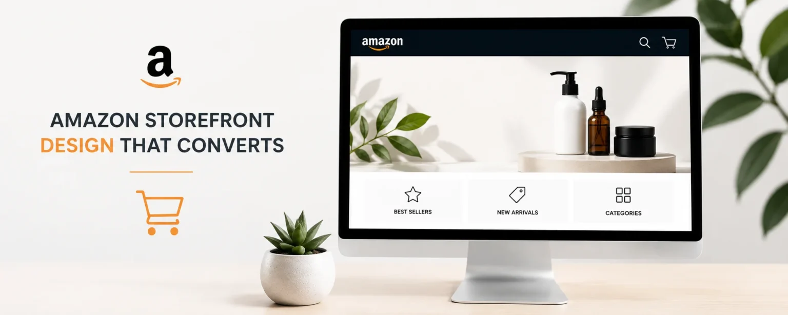 Amazon storefront design that converts visitors to buyers
